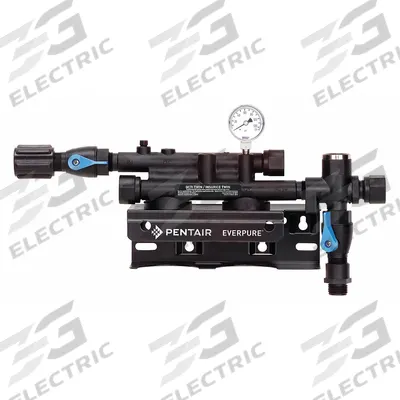 PENTAIREVERPURE Water Filter Head: 3/4 in, MNPT, 8 1/2 in Overall Ht - Appliance Water Filter Heads