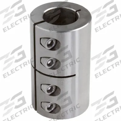 CLIMAX METAL PRODUCTS Rigid Shaft Coupling: 1 1/8 in Bore Dia 1, 1 1/8 in Bore Dia 2, Round - One-Piece Rigid Shaft Couplings
