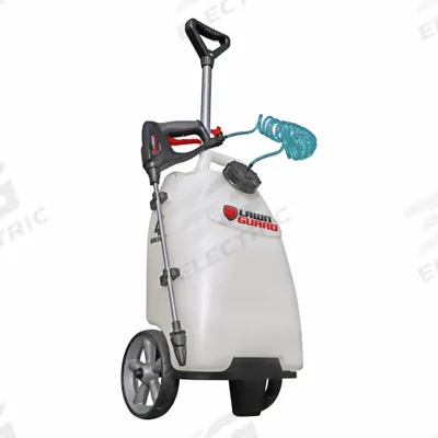 LAWN GUARD Cordless Cart Sprayer: Spot, 4 gal Tank, Poly Tank, 25 ft Max Spray Distance - Lawn, Garden & Agriculture Sprayers