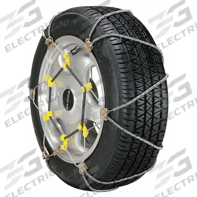 PEERLESS Tire Chain: Tire Chain, Light Duty Trucks/Passenger Cars/SUVs, Alloy - Tire Chains