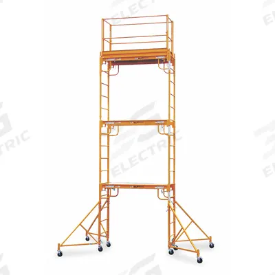 BIL-JAX Scaffold Tower: Steel, 2 ft to 17 ft, 72 in x 29 in - Scaffold Towers