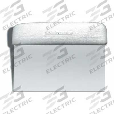 DEXTER RUSSELL Food Handling Scraper: 12 in Overall Lg, 3 in Blade Wd, 6 in Blade Lg, Steel - Dough Scrapers
