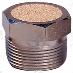 ARROW PNEUMATICS Breather Vent: 1/4 in BSP, 40 micron, 150 psi Max Op Pressure, 300°F Max Op Temp (MPN ASP-2BVBS). Key specifications — attr124412: ARROW PNEUMATICS; attr124418: Bronze.