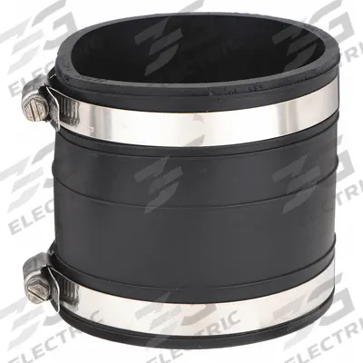 FERNCO Flexible Pipe Straight: PVC, For 3 in Pipe, PVC, 4 in Overall Lg - Flexible Transition Pipe Fittings