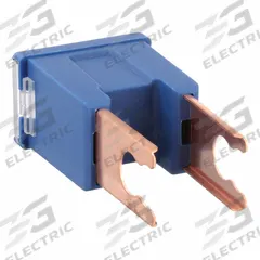 BUSSMANN Automotive Fuse: FLM Series, Blue, Male, Cartridge, Fast-Acting, 100 A, 32 V DC (MPN FLM-100). Key specifications — Series: FLM; Brand: BUSSMANN.