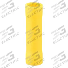 GRAINGER Butt Splice Connector: Yellow, Vinyl, For Wire Size 12 AWG – 10 AWG, 600 V, Pack Qty 50 (MPN 4FRL5). Key specifications — Brand: GRAINGER.