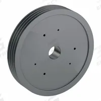 APPROVED VENDOR V-Belt Pulley: C240, 4 Groove, 24.4 in OD, Bushed Bore, F, For C/CX Belt Section (MPN 4C240F). Key specifications — Pulley Industry Number: C240; Pitch Diameter: 24 in (C); For Belt Section (broad, with similar types): C or CX.