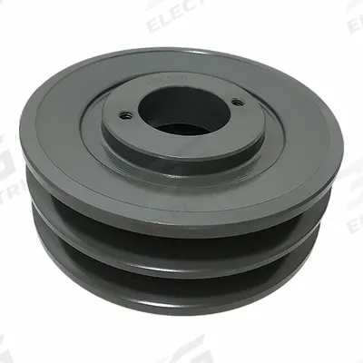 APPROVED VENDOR V-Belt Sheave: 2BK57H, 2 Groove, 5.45 in OD, Bushed Bore - Bushed-Bore Cast-Iron V-Belt Pulleys