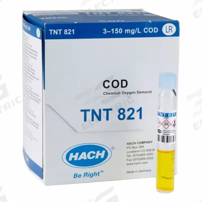 HACH Chemical Test Strips: COD (Chemical Oxygen Demand) - Single-Parameter Test Strips