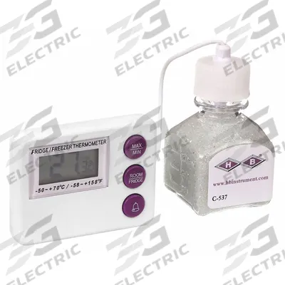 FRIO-TEMP Thermometers: -58°F to 158°F /-10°C to 70°C, ±1°C, Bottle, 1 m Cable Lg - Standard Thermometers