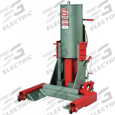 GRAY Vehicle Lift System: 20 ton Load Capacity, 30 in Max Lift Ht, 0 in Min Lift Ht - Mobile Column Lifts