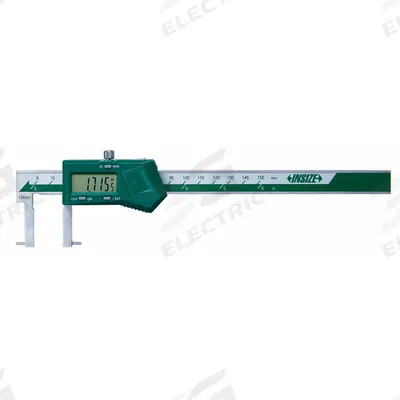 INSIZE Inside Point Digital Caliper: 1 in to 8 in /25 mm to 200 mm, Cabled - Digital Calipers for Inside Groove & RTJ Groove Diameters
