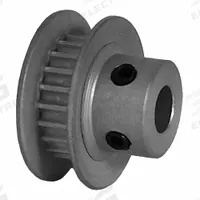 DAYTON Timing Pulley: Modified Curvilinear, Fixed, For GT Timing Belt Section, For 3 mm Belt Wd (MPN 21-2P03-6FA2). Key specifications — Brand: DAYTON; Finish: Clear Anodized; For Belt Series: Powerhouse®.