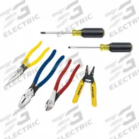 KLEIN TOOLS Maintenance Tool Kit: 6 Total Pcs, Drivers and Bits/Electrical and Telecom Tools/Pliers (MPN 92906). Key specifications — attr646319: Sockets Not Included; attr548984: (1) Wire Stripper; attr548989: (1) Long-Nose Pliers; attr646318: SAE; attr548987: None; attr548988: None; attr548990: None; attr552361: None.