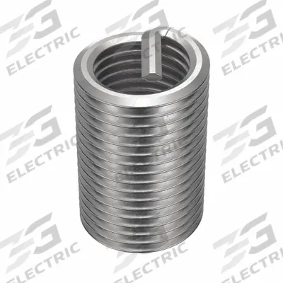 APPROVED VENDOR Helical Insert: Tanged Tang Style, Screw-Locking, 3/8"-24 Thread Size, Plain - Screw-Locking Tanged Helical Inserts