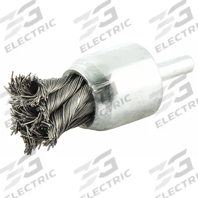 APPROVED VENDOR End Brush: Twisted Steel, 1 in Dia, 0.014 in Fill Dia - Heavy-Cleaning Brushes for Carbon Steel