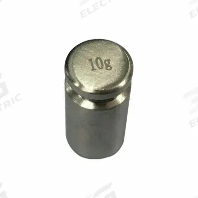 OHAUS Calibration Weight: 10 g Nominal Mass, Cylinder Calibration Wt, 6, No Certificate - Class 6 Calibration Weights