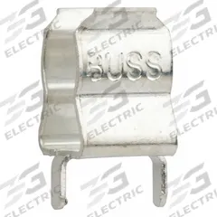 BUSSMANN Fuse Clips: Panel Mounting, 1/4 in Compatible Fuse Dia, 30 A Max Current (MPN 1A1907-03-R). Key specifications — Brand: BUSSMANN.