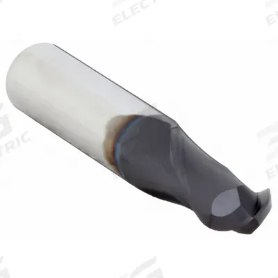 OSG Ball End Mill: Carbide, TiAlN Coated, 2 Flute, 14 mm Mill Dia, 30 mm LOC - General Purpose Carbide Ball End Mills