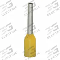 WAGO Wire Ferrule: 24 AWG Max Wire Size, Holds 1 Wire, Yellow, Polypropylene, 0.03 in Ferrule Dia (MPN 216-301-WWG). Key specifications — Brand: WAGO.