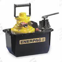 ENERPAC Air Hydraulic Pump: 10,000 psi Max. Op Pressure, 404 cu in Reservoir Capacity, Foot/Hand (MPN ZA4208MX). Key specifications — attr944931: Advance; attr944932: 3-Way; attr995446: Foot.