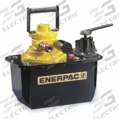 ENERPAC Air Hydraulic Pump: 10,000 psi Max. Op Pressure, 404 cu in Reservoir Capacity, Foot/Hand (MPN ZA4208MX). Key specifications — attr944931: Advance; attr944932: 3-Way; attr995446: Foot.