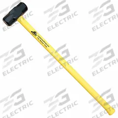 LEATHERHEAD TOOLS Sledge Hammer: Sledge Hammer, Sledge, 36 in Handle Lg, Round, 12 lb Head Wt (MPN SLY-12-36). Key specifications — Brand: LEATHERHEAD TOOLS; Handle Material: Fiberglass; Includes Strap: No; Handle Shape: Round.