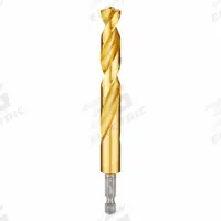 MILWAUKEE Hex Shank Drill Bit: 1/2", 135° Split Point, TiN-Coated HSS, Impact Rated (MPN 48-89-4629). Key specifications — attr1234973: Impact Rated; attr1234966: MILWAUKEE; attr1234978: 0.5000.