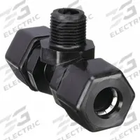 PARKER Compression Tee Fitting: 5/8 in OD x 5/8 in OD x 1/2 in Pipe Size, Polypropylene (MPN P10MT8). Key specifications — Standards: NSF/ANSI 51; Brand: PARKER.