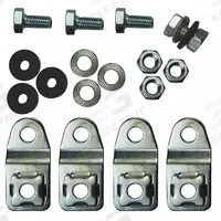 RITTAL Wall Mounting Kit: Mounting On the Enclosure, Carbon Steel (MPN 1590000). Key specifications — Finish: Zinc Plated; Brand: RITTAL; Accessory Type: Wall Mounting Bracket; Application: Mounting On the Enclosure; Material: Carbon Steel.