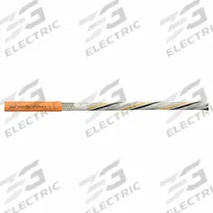 CHAINFLEX Servo Motor Cable: Orange, PUR Jacket, 1,000 V Volt (MPN CF280ULH101154). Key specifications — Conductor Grouping: (4) 16 AWG/Shielded Twisted Pair 18 AWG/Shielded Twisted Pair 22 AWG; Includes Ground: Yes; Overall Length: Order by the Foot; Minimum Bend Radius Factor - Fixed: 5 x OD; Minimum Bend Radius Factor - Flexible: 8 x OD; Brand: CHAINFLEX.