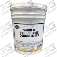 SAKRETE Concrete Mix: Fast Setting, 50 lb Container Size, Pail, 28 day Full Cure Time (MPN 120019). Key specifications — Series: Fast Setting; Brand: SAKRETE.