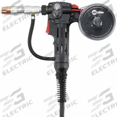 MILLER ELECTRIC Spool Gun: Spoolmate 150, 150 A Max Amperage, 0.035 in, 20 ft Cable Lg (MPN 301272). Key specifications — For Gas Type: Ar (Argon); MIG Gun Model: 301272; For Rear Connection Type: Miller-Compatible.