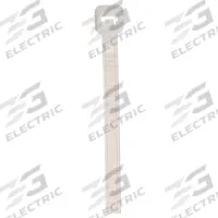 GRAINGER Cable Tie: 8 in Nominal Lg, 2 in Nominal Max. Bundle Dia., 0.1 in Wd, Natural, 1,000 PK (MPN 36J135). Key specifications — Outdoor Use: No; Color: Natural; Brand: GRAINGER.