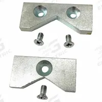 PALMGREN Vise Jaw Plate Kit: Steel, For 1 1/2 in Vise Jaw Wd, Fasteners, Works with 54ZV76, 9629504 (MPN 964644001). Key specifications — attr865132: Fasteners; attr867042: 54ZV76; attr867043: 9629504; attr663946: PALMGREN; attr923123: Steel.