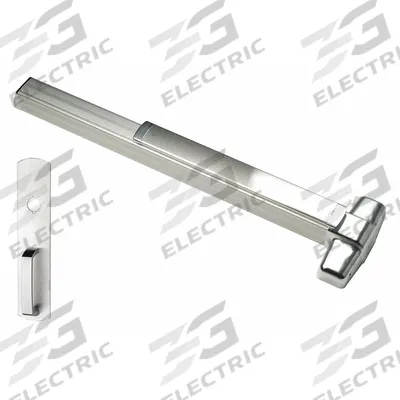 VON DUPRIN Concealed Vertical Rod: 4 ft Max Door Wd - Concealed Vertical Rod Push Bars