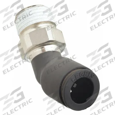 LEGRIS Push-Fit Elbow Fitting: 5/16 in OD x 1/4 in Pipe Size, Push-to-Connect x MNPT - Nylon & Nickel-Plated Brass Tube Fittings