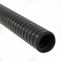 Liquid-Tight Flex Plastic Conduit: 1 1/4 in Trade Size, Black, 100 ft Nominal Lg, B (MPN B2125). Key specifications — Conduit Color: Black; Brand: HUBBELL WIRING DEVICE-KELLEMS; Series: B.
