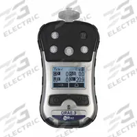 HONEYWELL Multi-Gas Detector: IP65, HONEYWELL RAE Systems QRAE 3, Lithium Ion, QRAE 3, RAE Systems (MPN M020-11212-141). Key specifications — Gas Detected: Ammonia; Housing Color: Black; Battery Chemistry: Lithium Ion; Communication Protocol: Bluetooth.