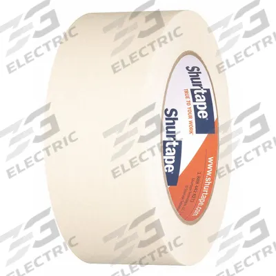 SHURTAPE Masking Tape: CP 83, Tan, 1 7/8 in Roll Wd, 60 1/8 yd Overall Roll Lg - General Purpose Masking Tape