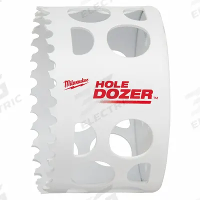 MILWAUKEE Hole Saw: 3 1/8 in Saw Dia., 3.5 Teeth per Inch, 1 5/8 in Max. Cutting Dp - Multi-Material-Cutting Hole Saws without Arbor