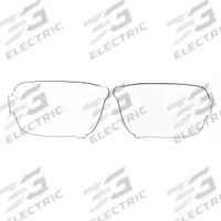 ESS Replacement Lens: Clear, Scratch-Resistant, Compatible with ROLLBAR™ Series (MPN 740-0599). Key specifications — Brand: ESS; Compatible Series: ROLLBAR™; Lens Coating: Scratch-Resistant; Lens Color: Clear.