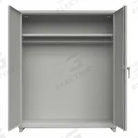 STRONG HOLD Storage Cabinet: 60 in x 24 in x 75 in, 1 Adj Shelf, Swing Handle & Padlock Hasp, Legs (MPN 56-WR-241-L). Key specifications — Brand: STRONG HOLD; Base Type: Legs; Cabinet Color: Gray; Frame Assembled: Assembled.
