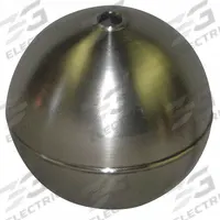 NAUGATUCK Tubed Float Ball: Float Ball, 1/4 in Connection Through Tube Size, Through Tube, 3 in Dia. (MPN GRT30S424A). Key specifications — Brand: NAUGATUCK.