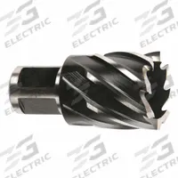 MILWAUKEE Annular Cutter: 15/16 in Cutter Dia, 1 in Max Cutting Dp, Black Oxide, High Speed Steel (MPN 49-59-0937). Key specifications — attr253884: No; attr253885: Black Oxide; attr253886: High Speed Steel; attr253887: Weldon Flat; attr253888: Fractional Inch; attr277149: MILWAUKEE.