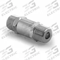 HAM-LET Check Valve: Poppet, Inline Valve Body, 1/8 in Pipe Size, MNPT x MNPT, 316 Stainless Steel (MPN H-480-SS-N-1/8"-25 PSI). Key specifications — Brand: HAM-LET; Seat Material: 316 Stainless Steel.