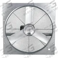 Exhaust Fan: Direct Drive, 20 in Blade, 1/4 hp, 3,456 cfm, 115/230V AC, 1 ph, Totally Enclosed (MPN 10D966). Key specifications — Frame Finish: Galvanized; Assembled: Assembled; Brand: DAYTON; Nameplate Voltage: 115/230V AC; Frame Material: Steel; Guard Type: Intake; Method of Construction: Stamped; Motor Insulation: Class B.