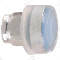 SCHNEIDER Flush Push Button: Blue, 22 mm Mounting Size, Metallic, Momentary (MPN ZB4BPA6). Key specifications — Brand: SCHNEIDER; Action: Momentary; Series: XB4; Push Button Material Type: Metallic.