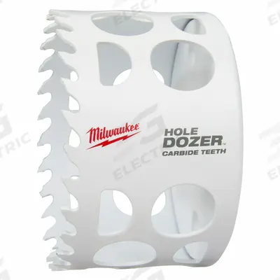 MILWAUKEE Hole Saw: 3 1/8 in Saw Dia - Multi-Material-Cutting Hole Saws without Arbor