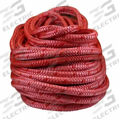 ALL GEAR Rigging and Climbing Rope: Braid, 5/8 in Dia, 2,200 lb Working Load Limit, Polyester, Red (MPN AG12SP581200WR). Key specifications — Brand: ALL GEAR; Rope Type: Static.